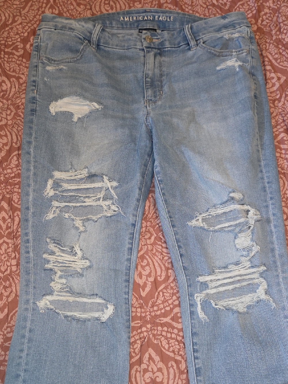 American Eagle Outfitters Light Blue Skinny Jeans